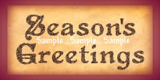 T46 - "Season's Greetings" Signs